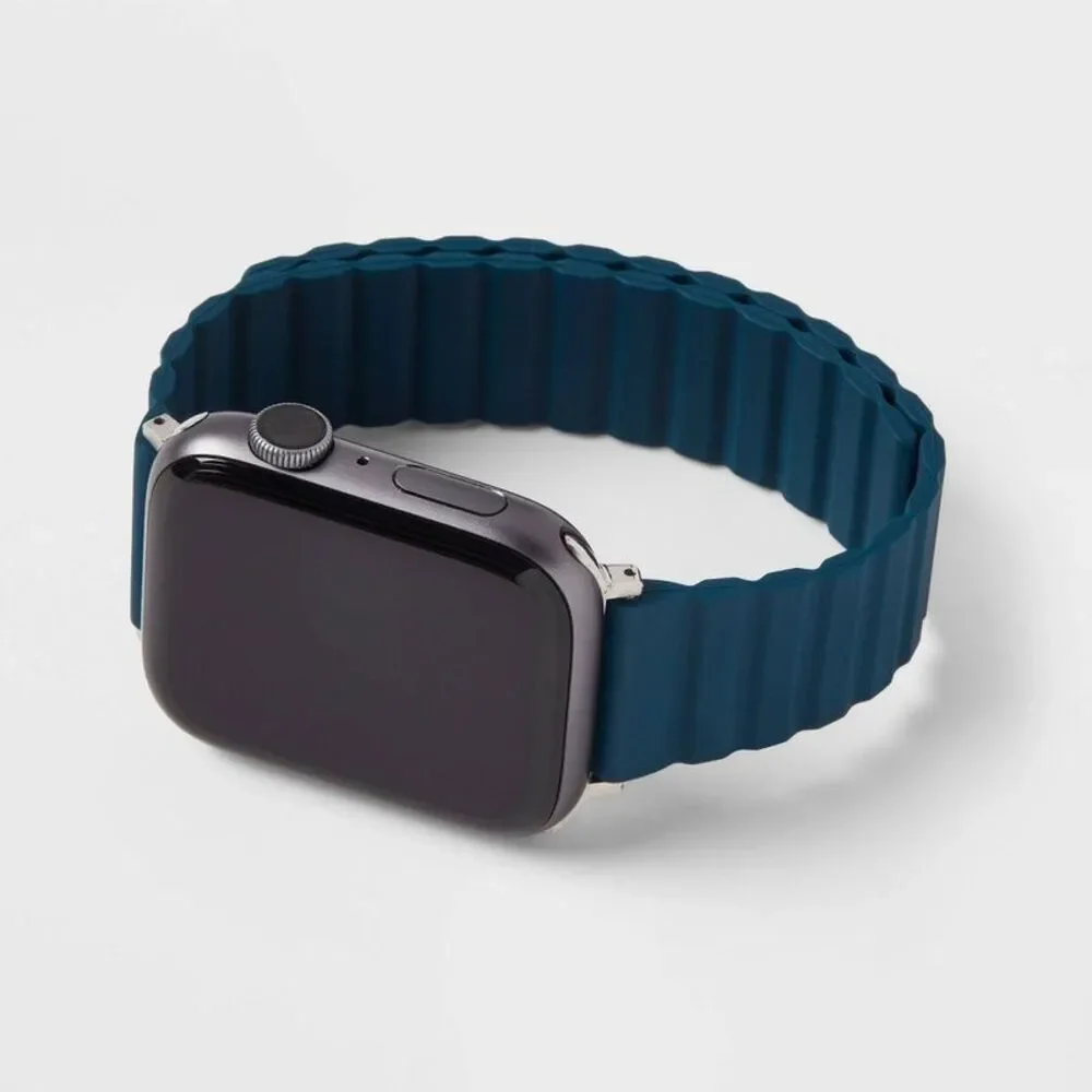 heyday Navy Blue Silicone Watch Band